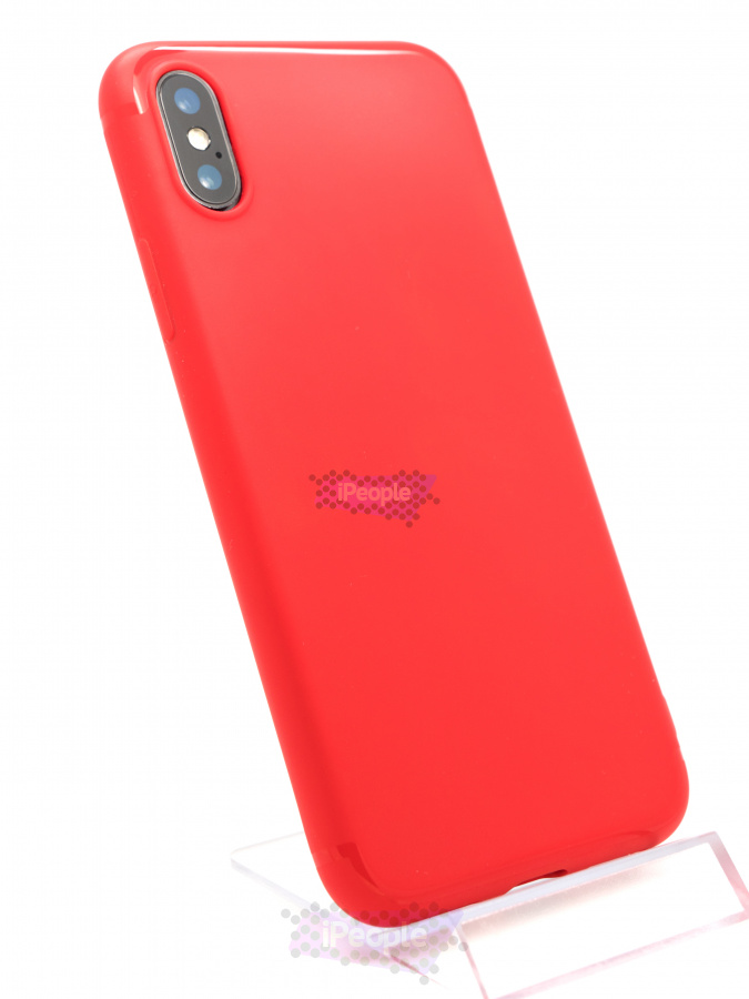 Фото Матовый чехол BoraSCO для iPhone XS / X, Красный