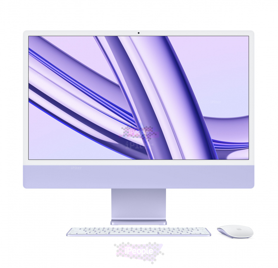 Фото Купить Apple iMac 24″ M3 (8/10cores)/16Gb/2Tb Purple (Z19W000BS) по низкой цене в