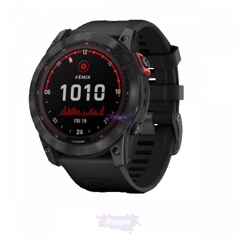 Фото Купить Умные часы Garmin Fenix 7X Solar серый с черным ремешком (010-02541-01) по низкой цене в