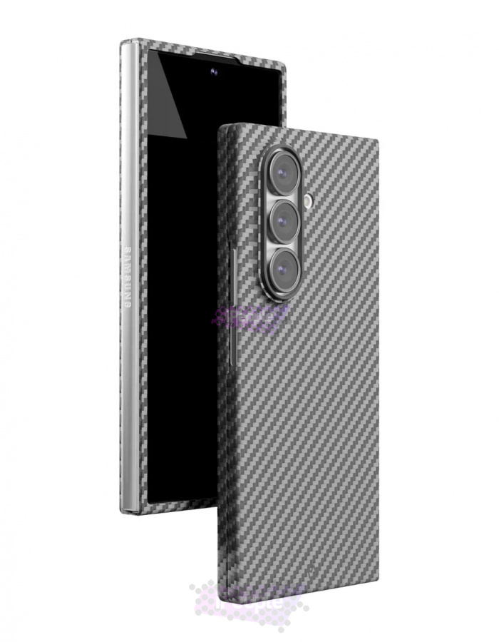 Фото Купить Чехол VLP Kevlar Case для Samsung Galaxy Z Fold 7 (Чёрный) по низкой цене в