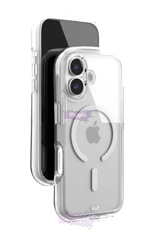 Фото Купить Чехол VLP Bubble case with MagSafe для iPhone 17 (Белый) по низкой цене в