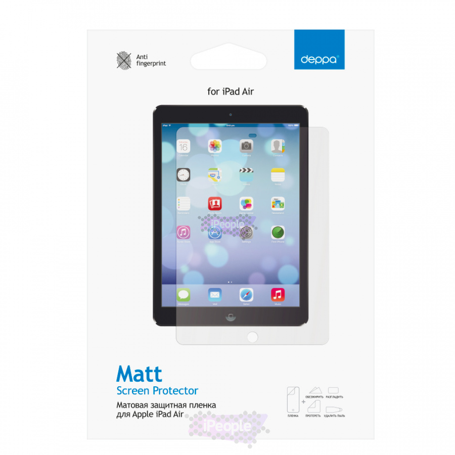 Фото Купить Защитная пленка для Apple iPad Air, матовая по низкой цене в