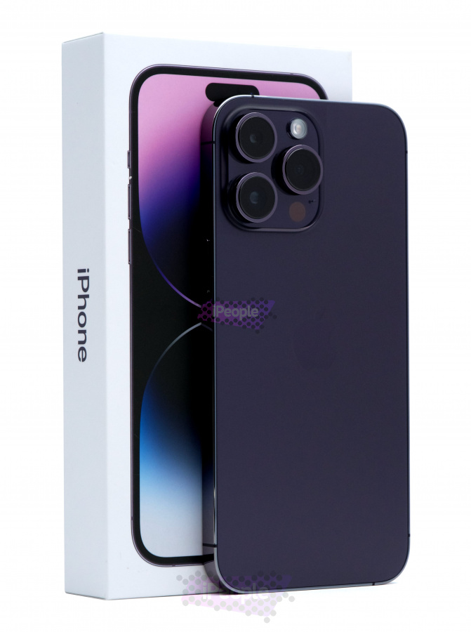 Фото Купить Apple iPhone 14 Pro Max 128Gb <br> Deep Purple (Фиолетовый) eSim + eSim по низкой цене в