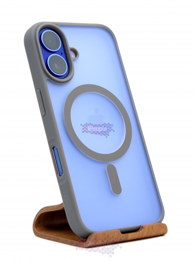 Фото Купить Чехол uBear Cloud case with MagSafe для iPhone 16 Серый по низкой цене в
