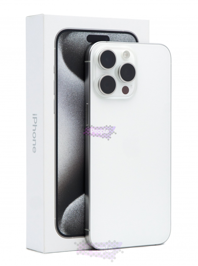 Фото Купить Apple iPhone 15 Pro Max 256Gb White Titanium (Белый титан) Nano-sim + eSim по низкой цене в