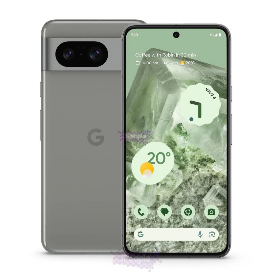 Фото Купить Смартфон Google Pixel 8 5G 8Gb/256Gb (Hazel) Nano-sim + eSim по низкой цене в