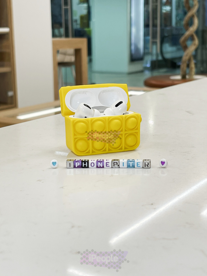 Фото Чехол POP IT для AirPods Pro (Желтый), Желтый