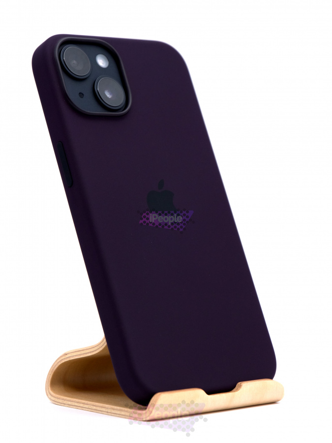 Фото Чехол Apple Silicone Case with MagSafe для iPhone 14 MPT03, Тёмно-бордовый