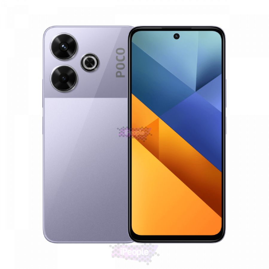 Фото Купить Смартфон Xiaomi Poco M6 6Gb/128Gb (Purple) Nano-Sim + Nano-Sim по низкой цене в