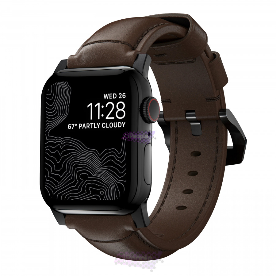 Фото Купить Ремешок Nomad Traditional для Apple Watch 45 / 46 / Ultra (Коричневый) по низкой цене в