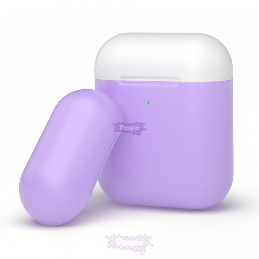 Фото Чехол для AirPods 2/1, двухцветный, Фиолетовый