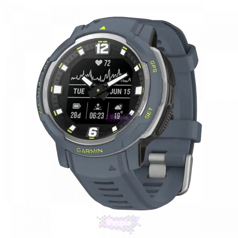 Фото Купить Умные часы Garmin Instinct Crossover Синий (010-02730-04) по низкой цене в