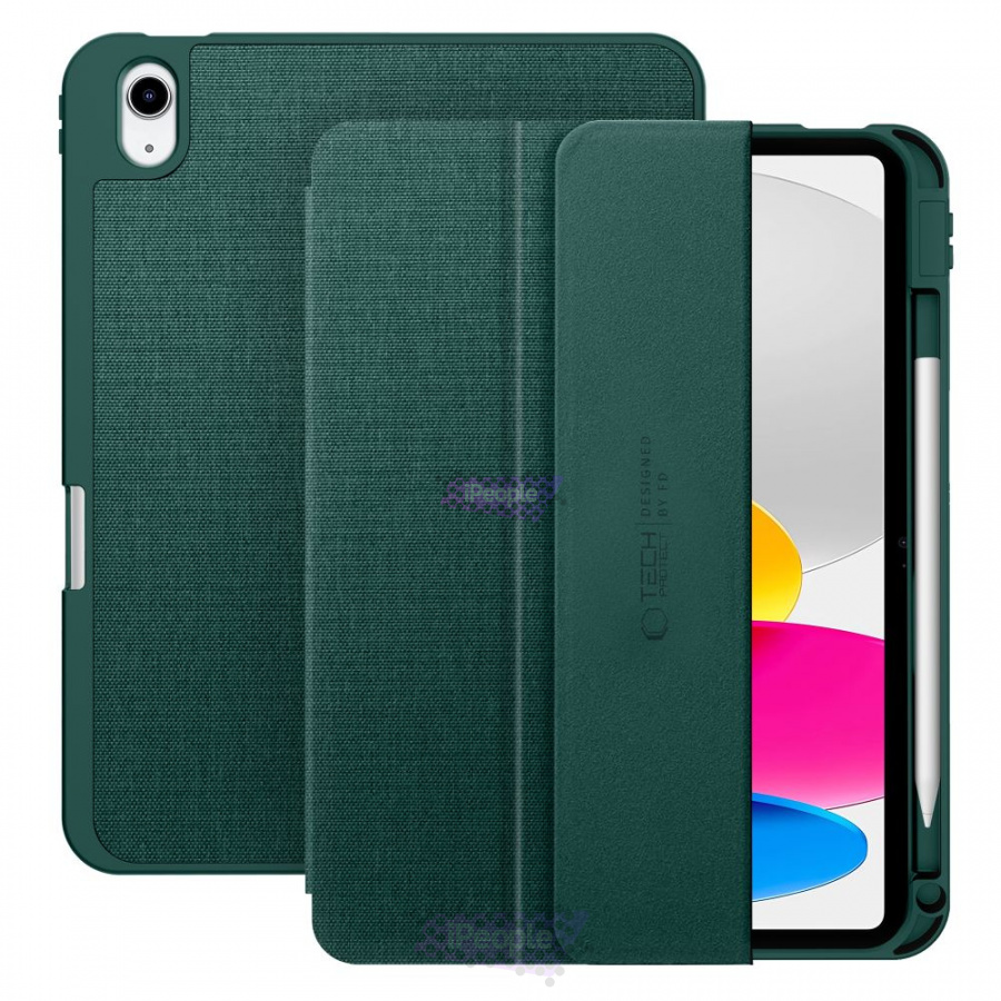 Фото Купить Чехол Tech-Protect SC PEN Canvas для iPad 10/11 (Зелёный) по низкой цене в