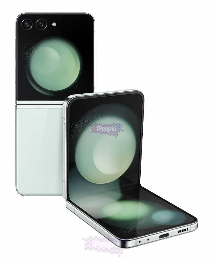 Фото Купить Смартфон Samsung Galaxy Z Flip 5 5G 8Gb/256Gb (Мятный) SM-F731 (Nano-sim + eSim) по низкой цене в