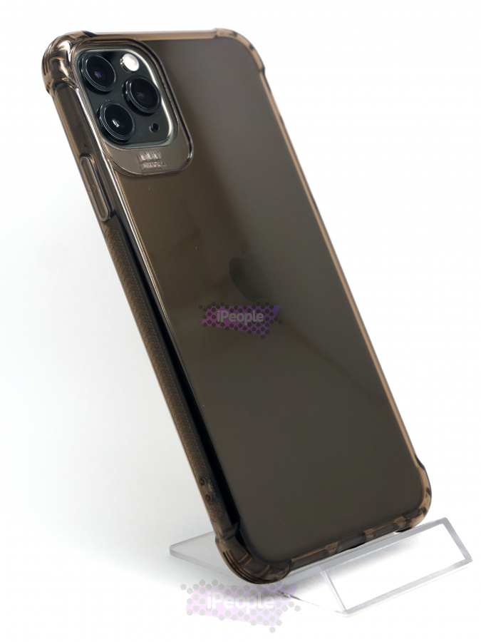 Фото Силиконовый чехол с защитой углов для iPhone 11 Pro Max, Тёмно-коричневый