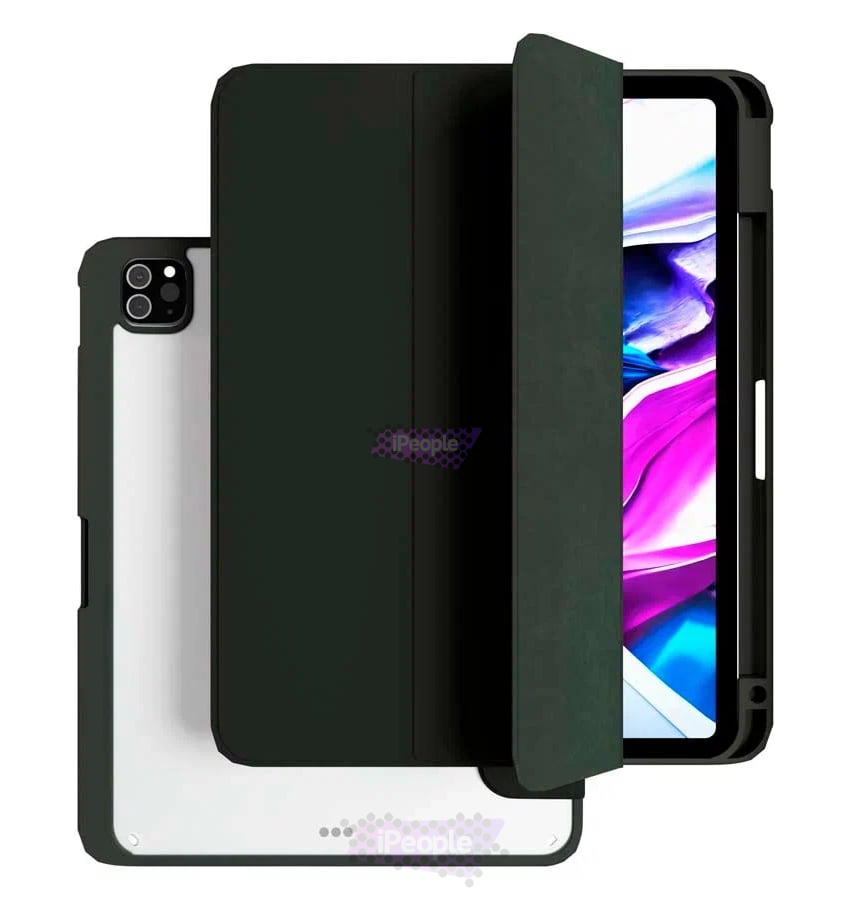 Фото Купить Чехол VLP Split Folio для iPad Pro (M4/M5) 13'' (Тёмно-зелёный) по низкой цене в