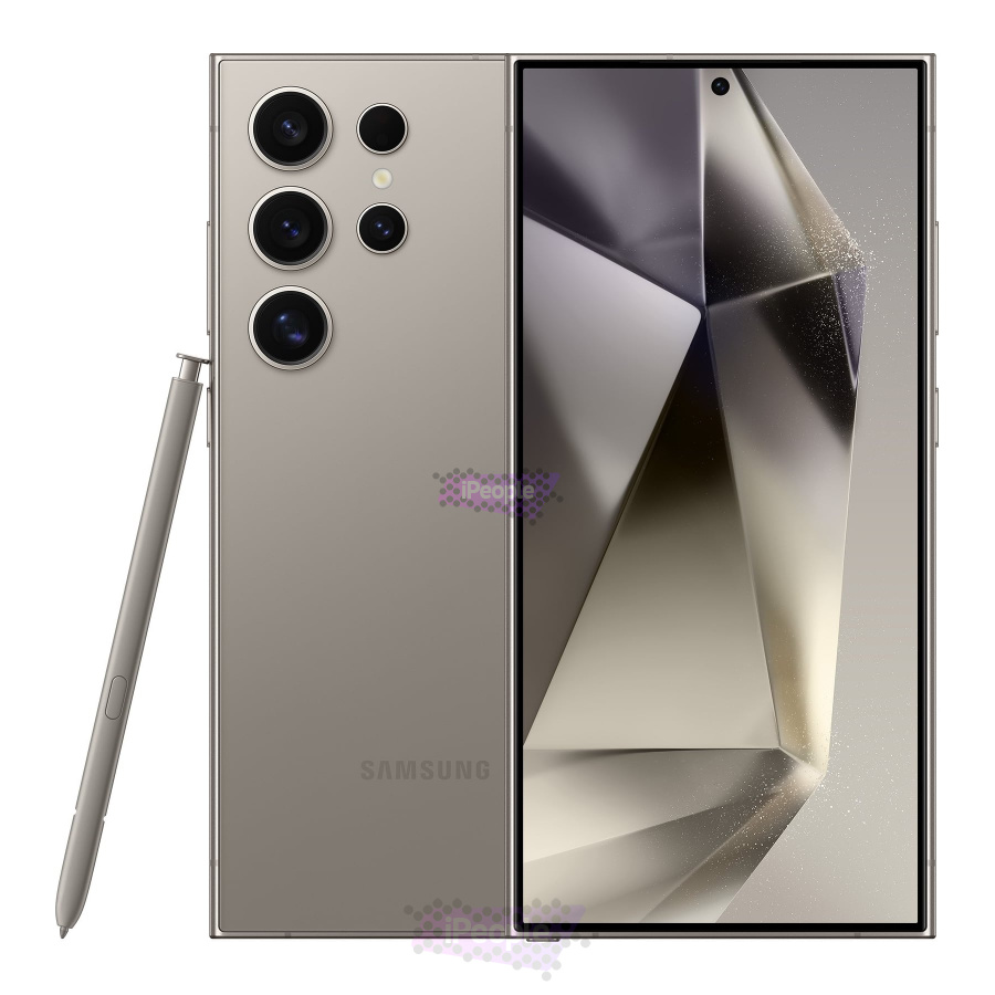 Фото Купить Смартфон Samsung Galaxy S24 Ultra 5G 12Gb/256Gb (Titanium Gray) SM-S928 (Dual Nano-sim + eSim) по низкой цене в