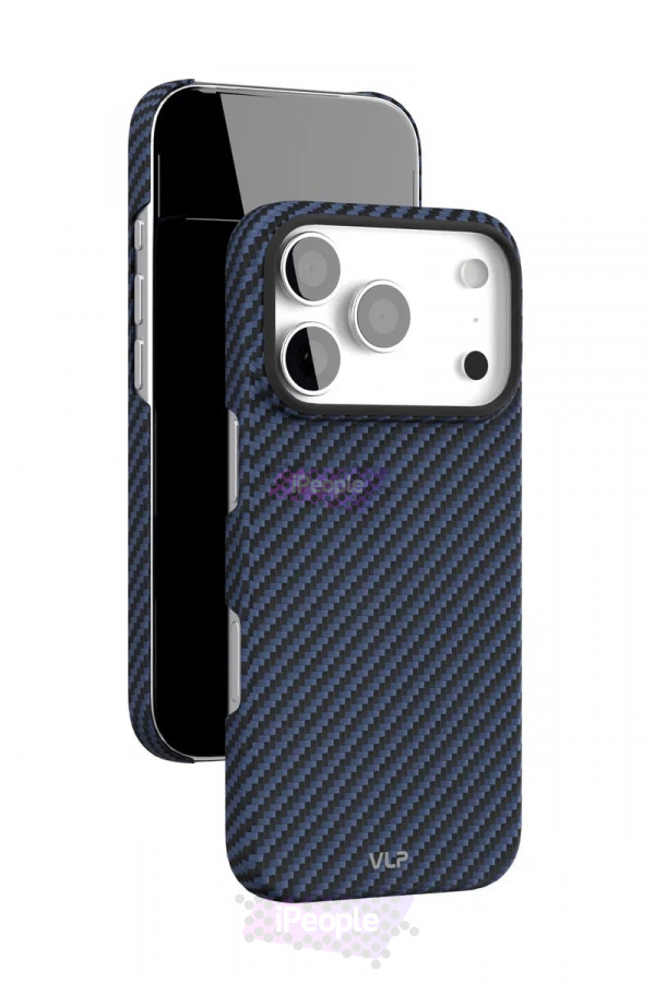 Фото Купить Чехол VLP Kevlar case with MagSafe для iPhone 17 Pro (Синий) по низкой цене в