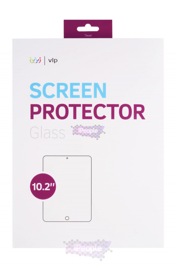 Фото Купить Защитное стекло VLP для iPad 10.2 по низкой цене в