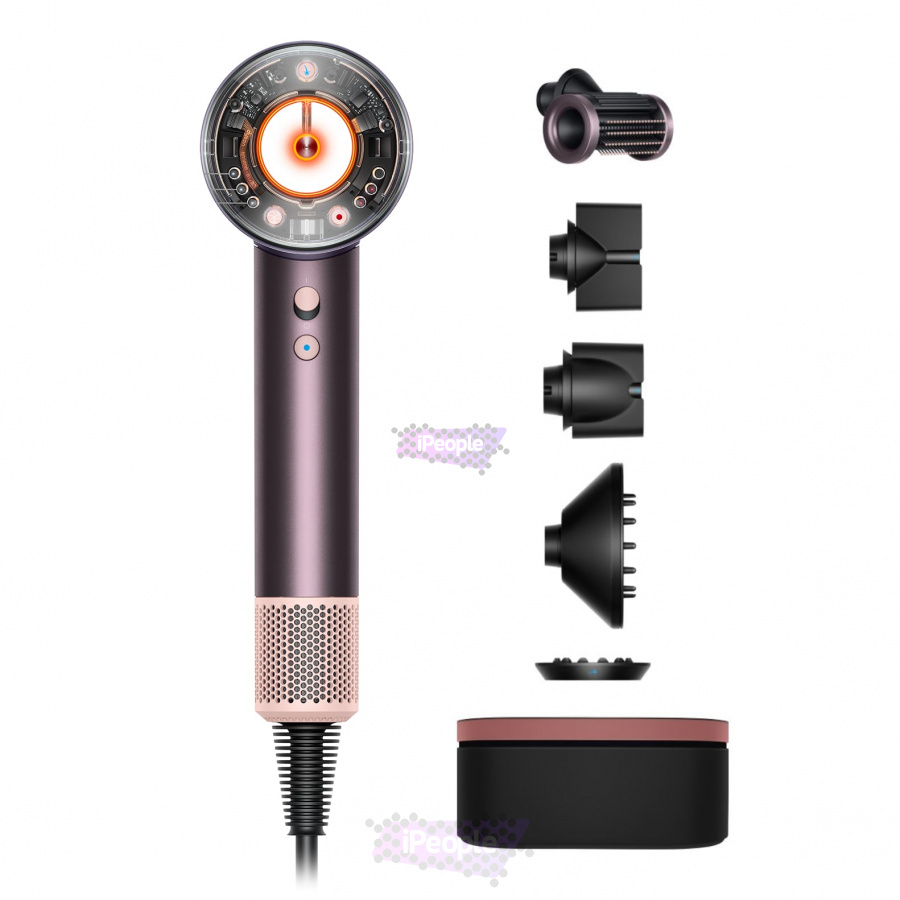 Фото Купить Фен Dyson Supersonic Nural HD16 Jasper Plum (5 насадок) по низкой цене в
