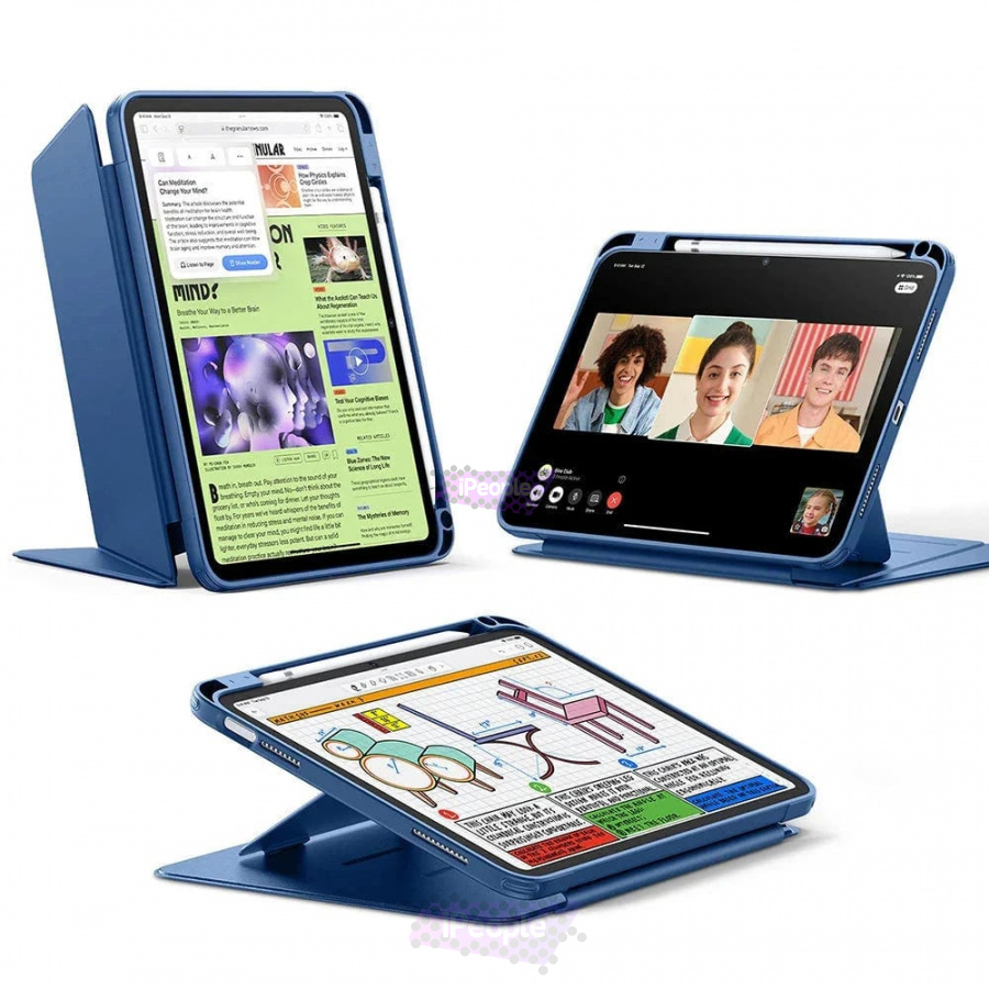 Фото Купить Чехол ESR Flip Magnetic для iPad 10/11 (Синий) по низкой цене в