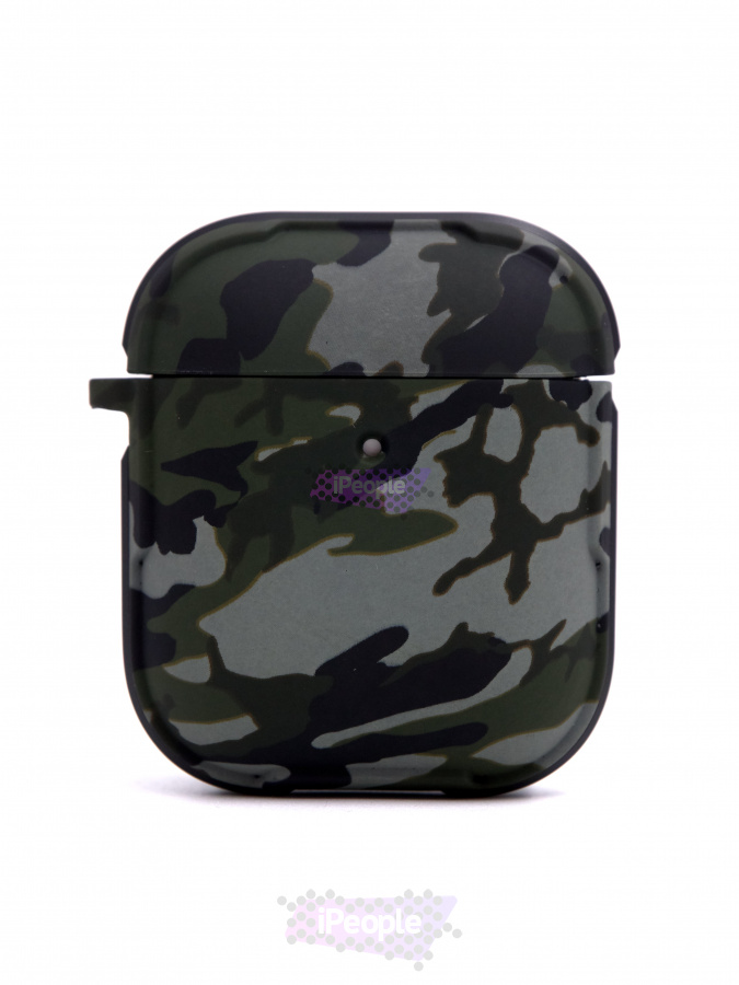 Фото Чехол K-DOO Soft Touch Хаки для AirPods 1/2 (Зелёный), Зелёный