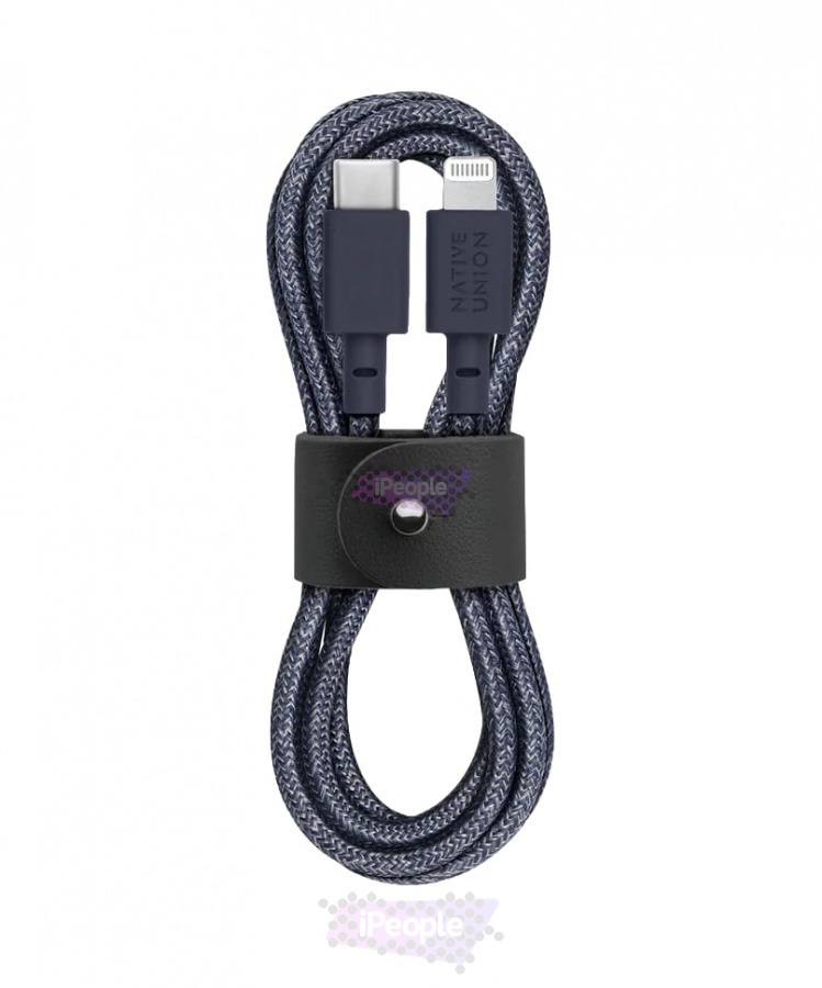 Фото Кабель Native Union Belt USB-C to Lightning 1.2м (Синий), Синий