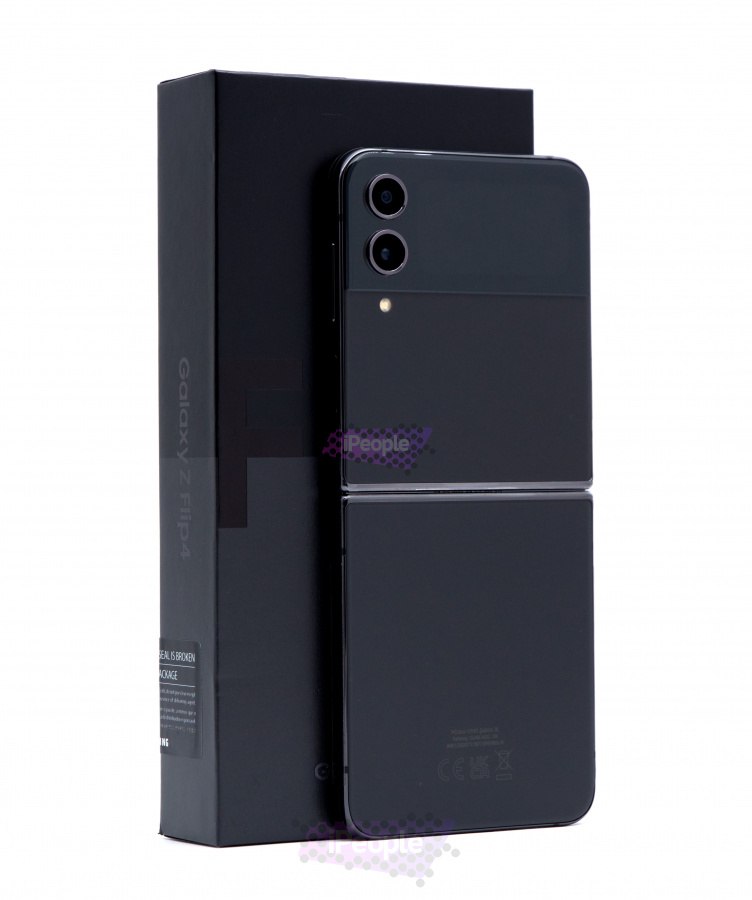 Фото Купить Смартфон Samsung Galaxy Z Flip 4 5G 8Gb/256Gb (Graphite) SM-F721 по низкой цене в