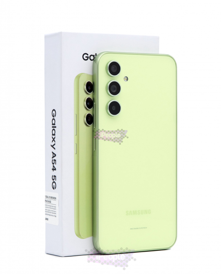 Фото Купить Смартфон Samsung Galaxy A54 5G 6Gb/128Gb (Lime) SM-A546 по низкой цене в