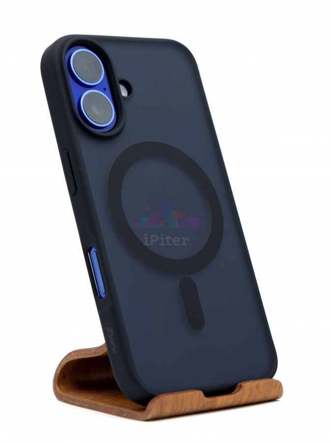 Фото Купить Чехол uBear Cloud case with MagSafe для iPhone 16 Чёрный по низкой цене в