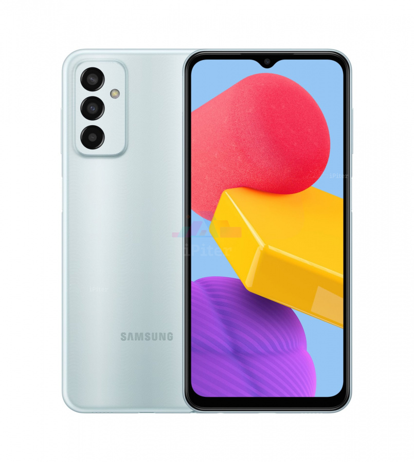 Фото Купить Смартфон Samsung Galaxy M13 4Gb/64Gb (Light Blue) SM-M135 по низкой цене в