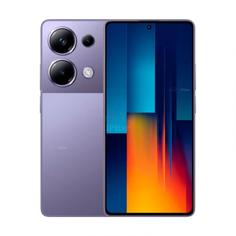 Фото Купить Смартфон Xiaomi Poco M6 Pro 12Gb/512Gb (Purple) Nano-Sim + Nano-Sim по низкой цене в