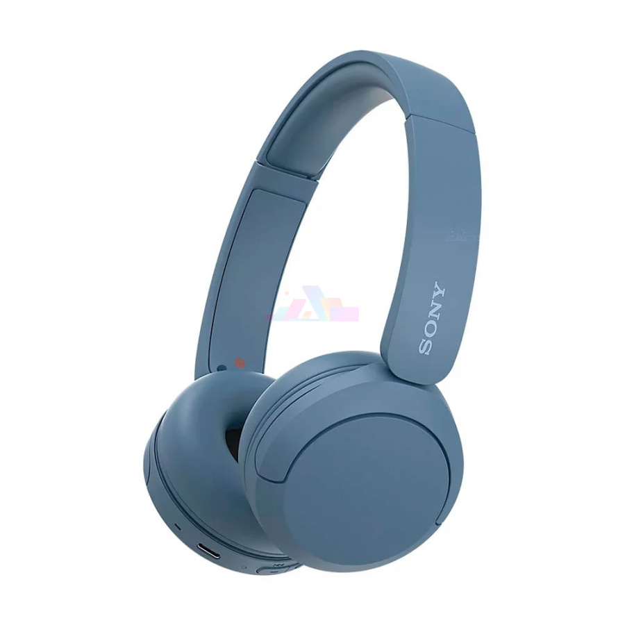 Фото Купить Sony WH-CH520 Wireless Headphones (Синий) по низкой цене в