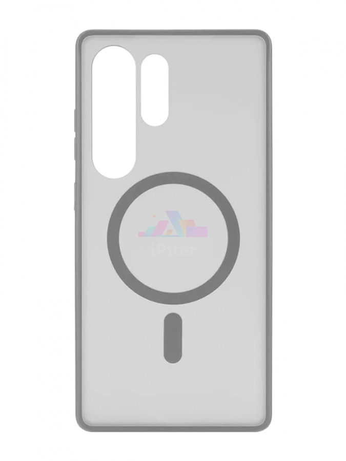 Фото Купить Чехол uBear Cloud Mag case для Samsung Galaxy S25 Ultra (Серый) по низкой цене в