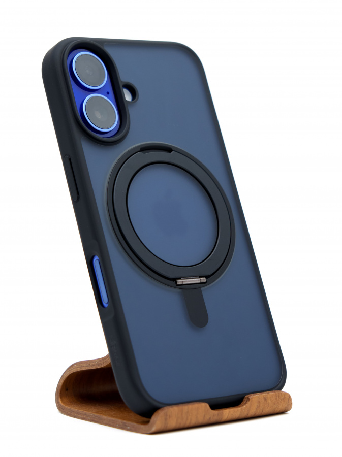 Фото Купить Чехол uBear Clip 360 Mag case для iPhone 16 Чёрный по низкой цене в