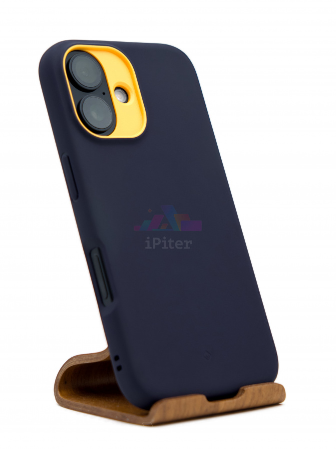 Фото Купить Чехол Caseology Nano Pop Mag для iPhone 16 Тёмно-синий по низкой цене в