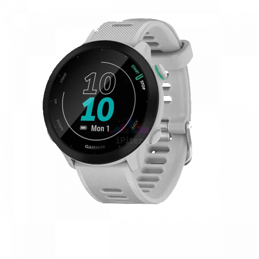 Фото Купить Умные часы Garmin Forerunner 55 Белый (010-02562-11) по низкой цене в