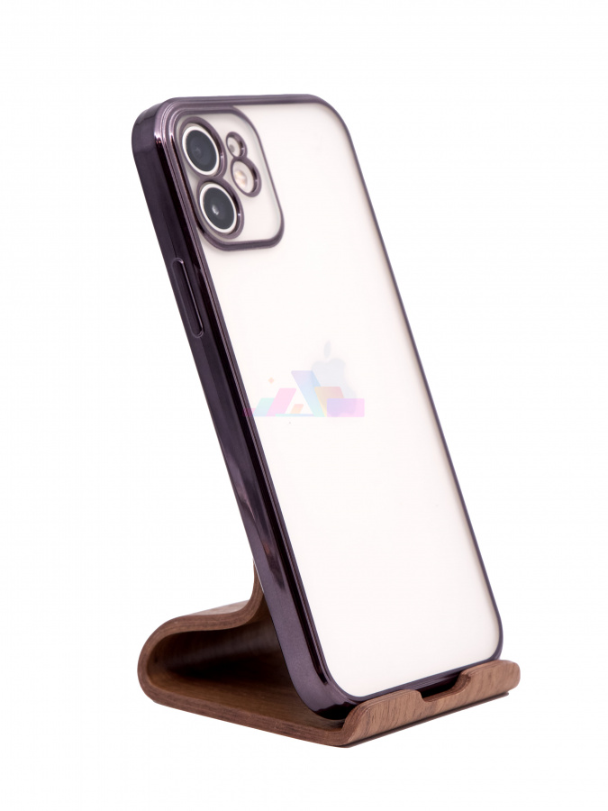 Фото Силиконовый чехол для iPhone 12, Чёрный