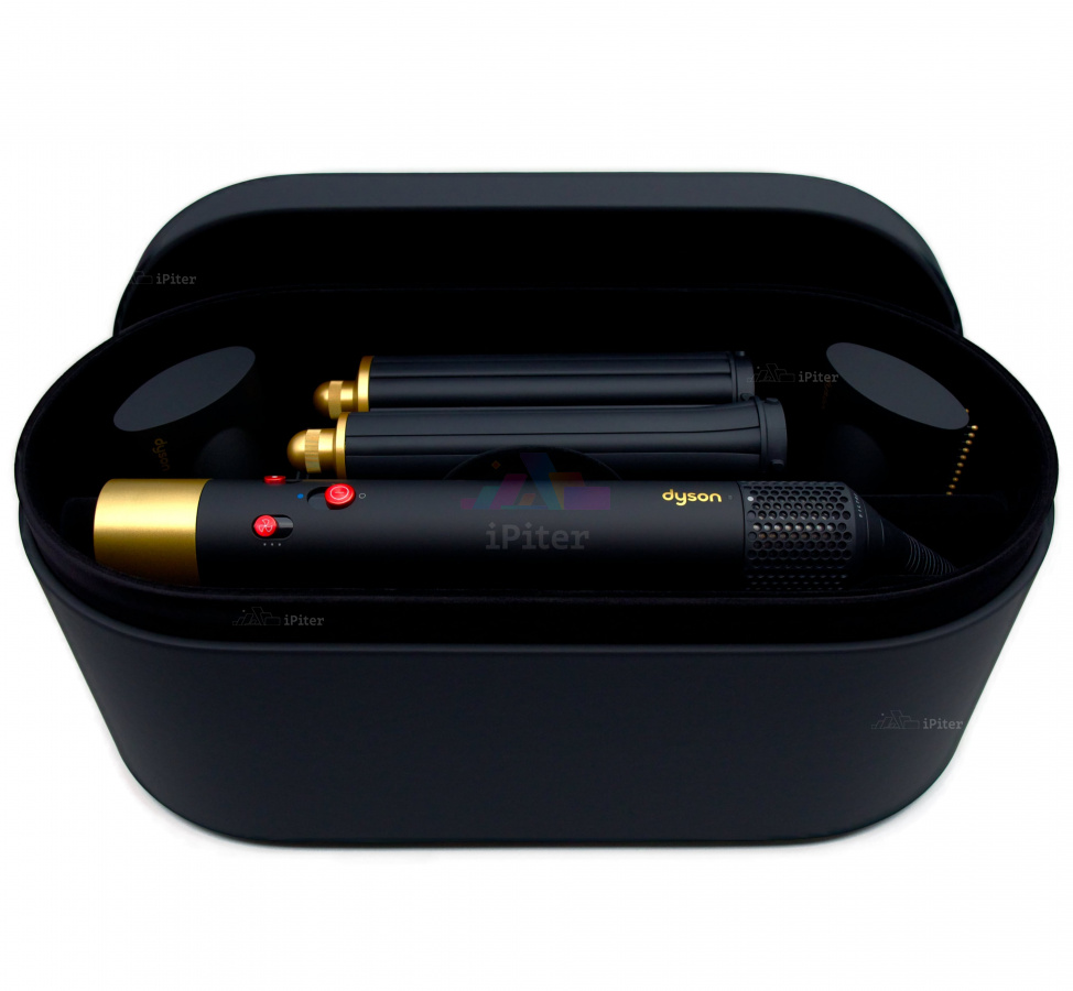 Фото Купить Стайлер Dyson Airwrap Complete Long HS05 Onyx/Gold (6 насадок) по низкой цене в