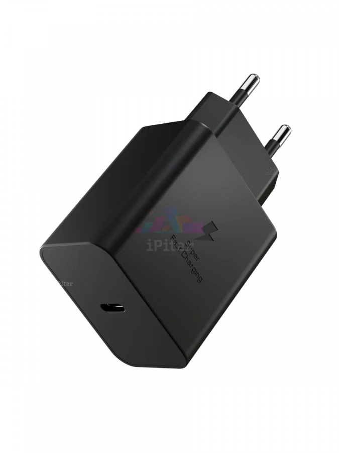 Фото Купить Сетевое зарядное устройство VLP Super Fast Charger 45W USB-C (Чёрный) по низкой цене в