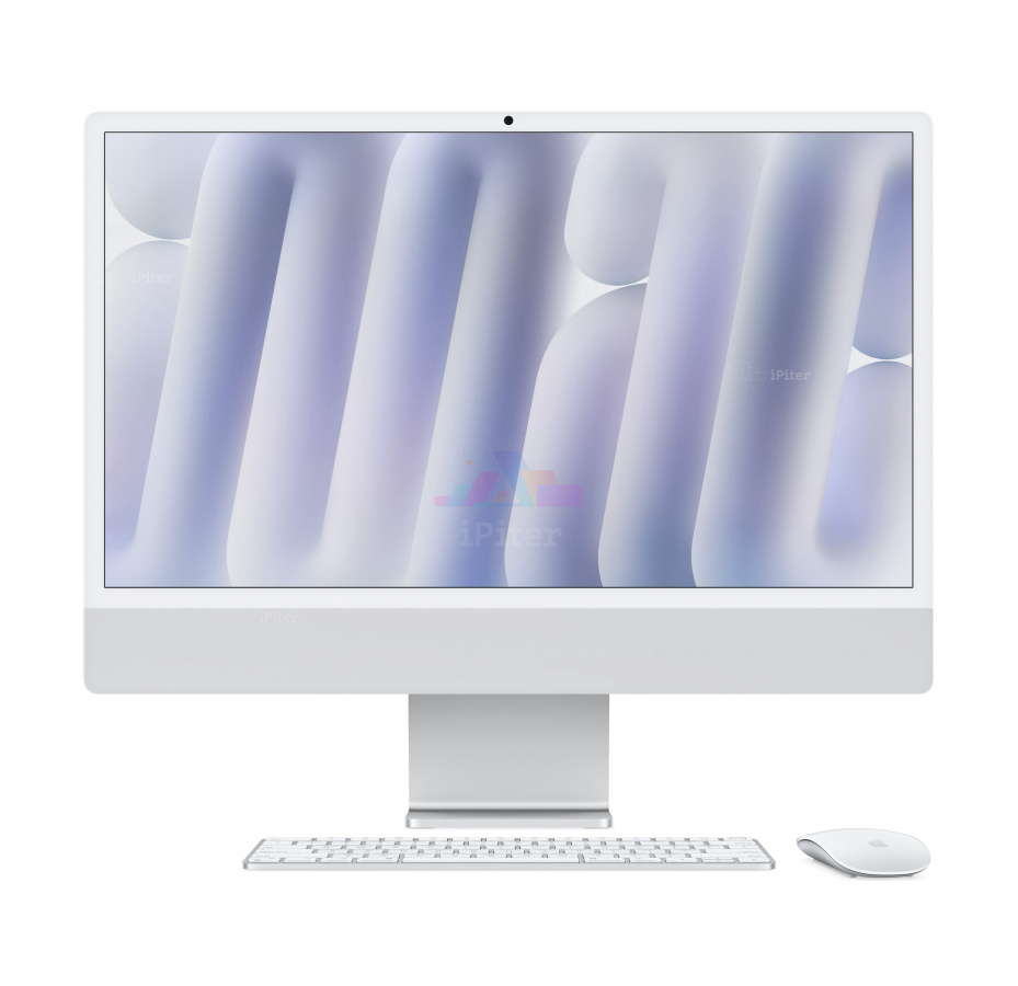 Фото Купить Apple iMac 24″ M4 (10/10cores)/32Gb/1Tb Silver (Z1K) по низкой цене в