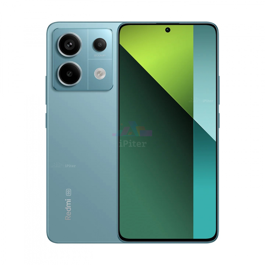 Фото Купить Смартфон Xiaomi Redmi Note 13 Pro 5G 12Gb/512Gb (Ocean Teal) Nano-Sim + Nano-Sim по низкой цене в