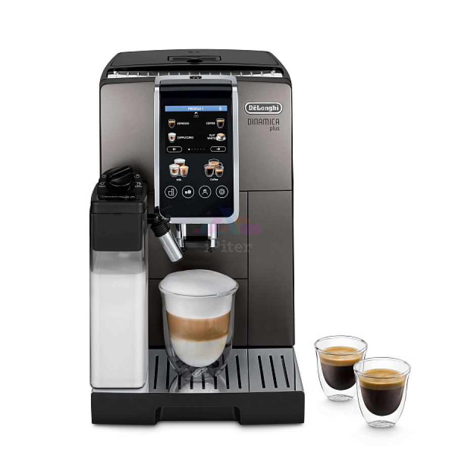Фото Купить Кофемашина Delonghi Dinamica Plus ECAM380.95.TB по низкой цене в