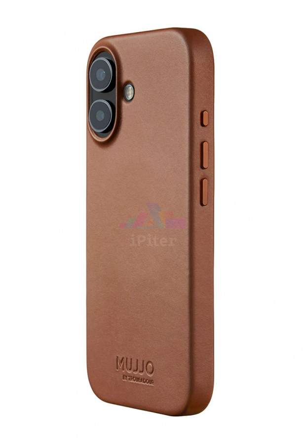 Фото Купить Чехол Mujjo Leather with MagSafe для iPhone 17 (Tan) по низкой цене в