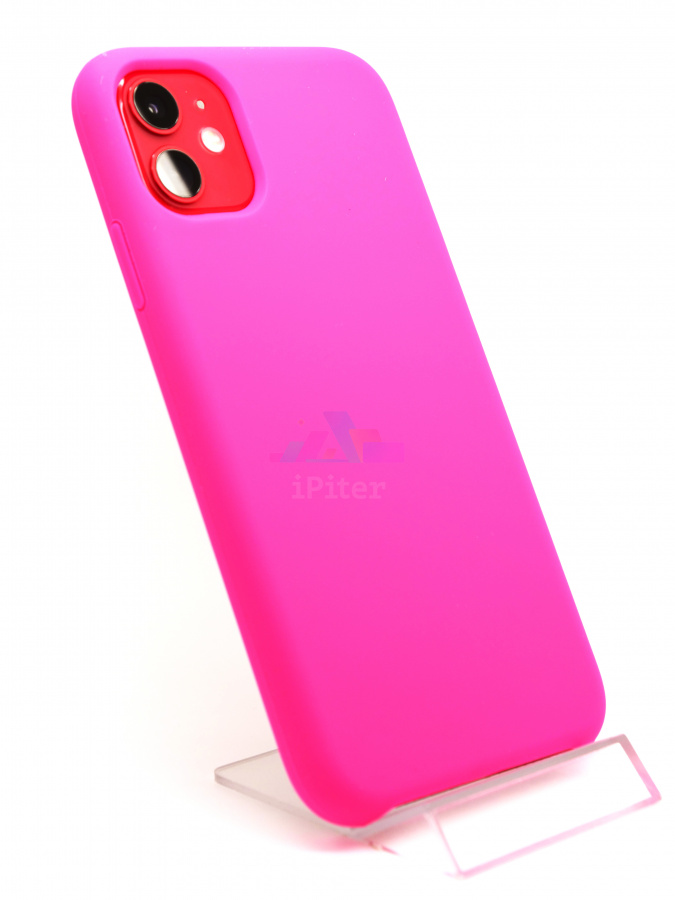 Фото Силиконовый чехол Candy для iPhone 11, Розовый