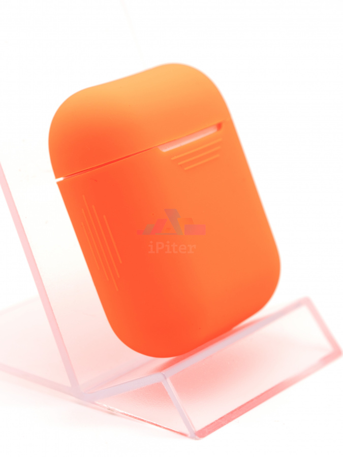 Фото Силиконовый чехол Deppa AirPods Case 1.4мм, Оранжевый