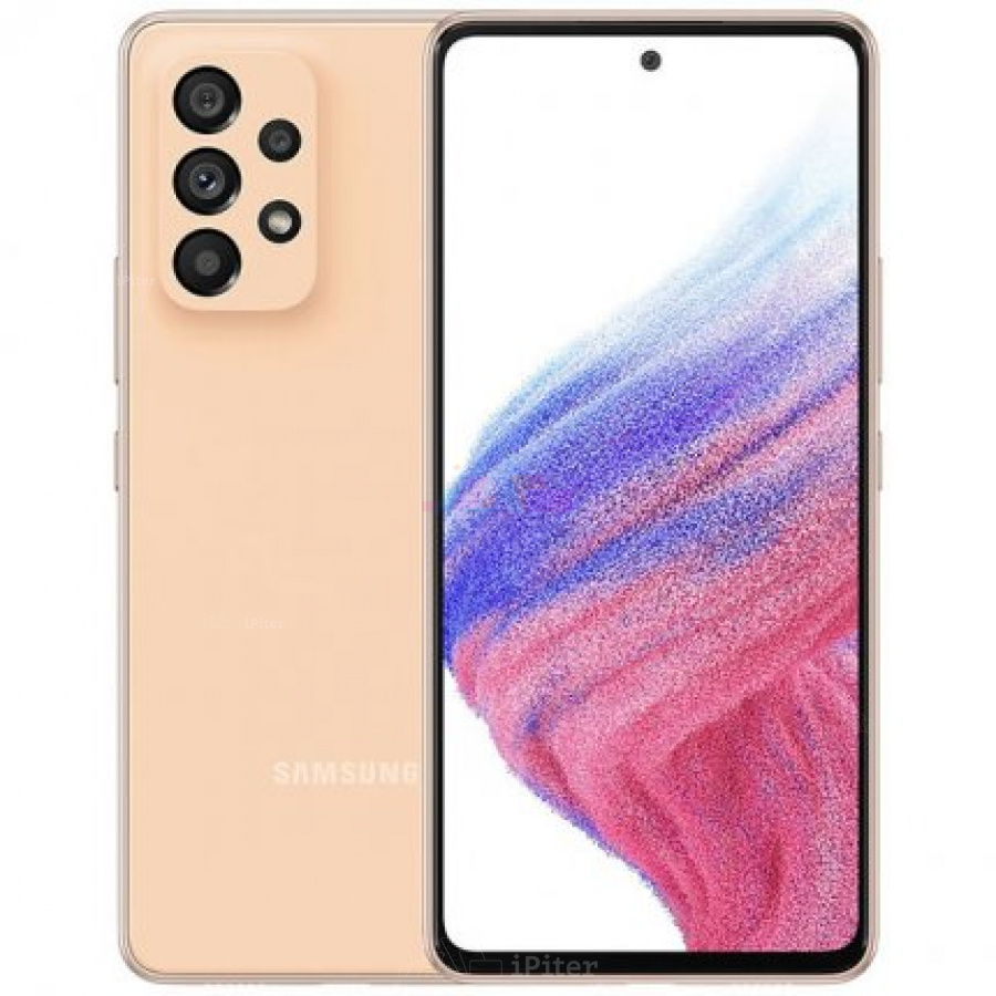 Фото Купить Смартфон Samsung Galaxy A53 5G 8Gb/128Gb (Оранжевый) SM-A536 по низкой цене в