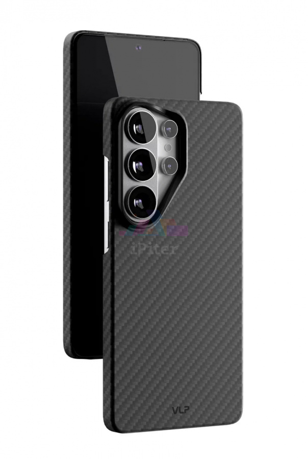 Фото Купить Чехол VLP Kevlar Case для Samsung Galaxy S26 Ultra (Чёрный) по низкой цене в