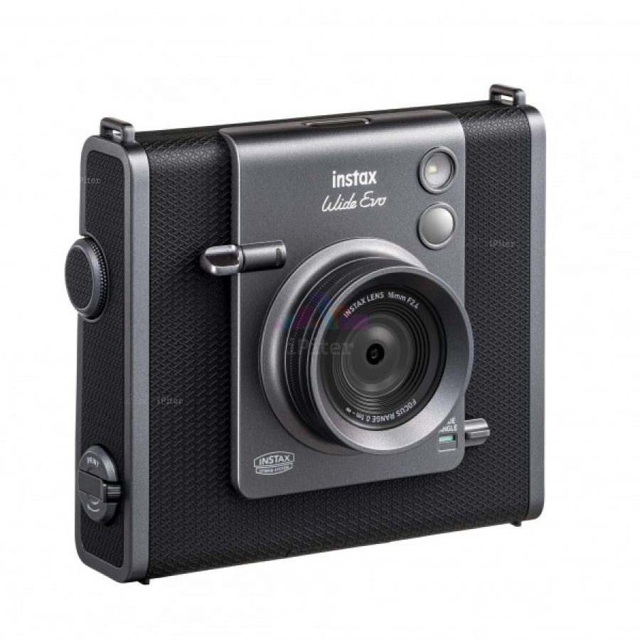 Фото Купить Фотоаппарат моментальной печати Fujifilm Instax Wide Evo Чёрный по низкой цене в