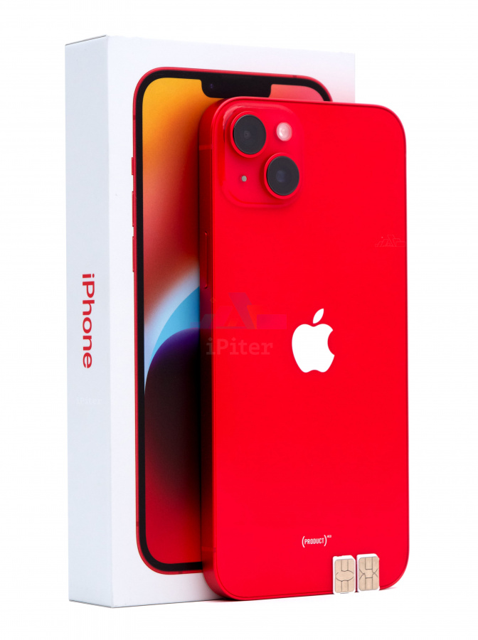 Фото Купить Apple iPhone 14 Plus 128Gb<br> Red (Красный) Nano-Sim + Nano-Sim по низкой цене в